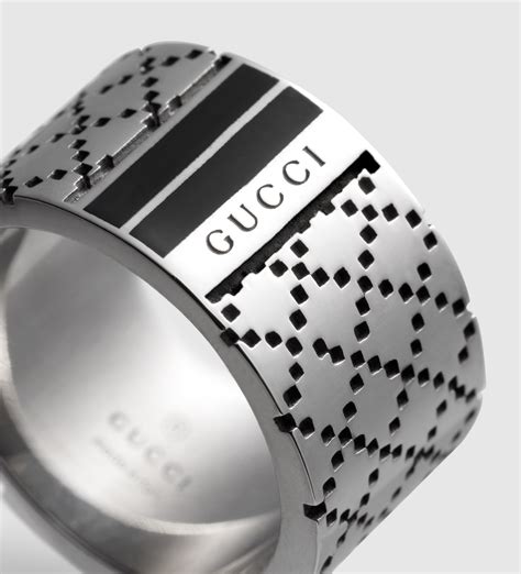 gucci band ring silver|Gucci Rings .